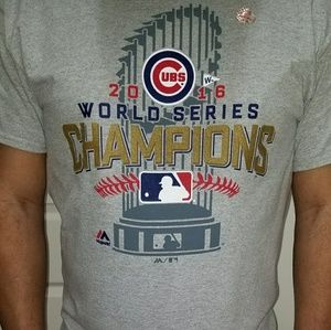 Chicago Cubs Grey 2016 MLB World Series T-shirt